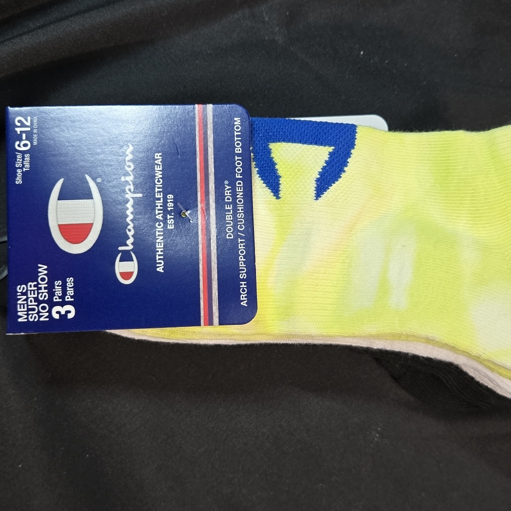 1- 3pk, New In Pckg, Mens Champion Docks.